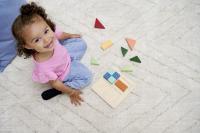 Montessori Čtverce skládačka puzzle